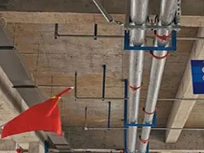 秦安管廊支架的安装方法